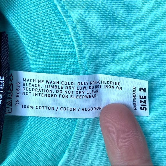 NWT Bundle Girls Kids Harley Davidson Winged Blue Pink Tops Size 2T 2 - Picture 4 of 10